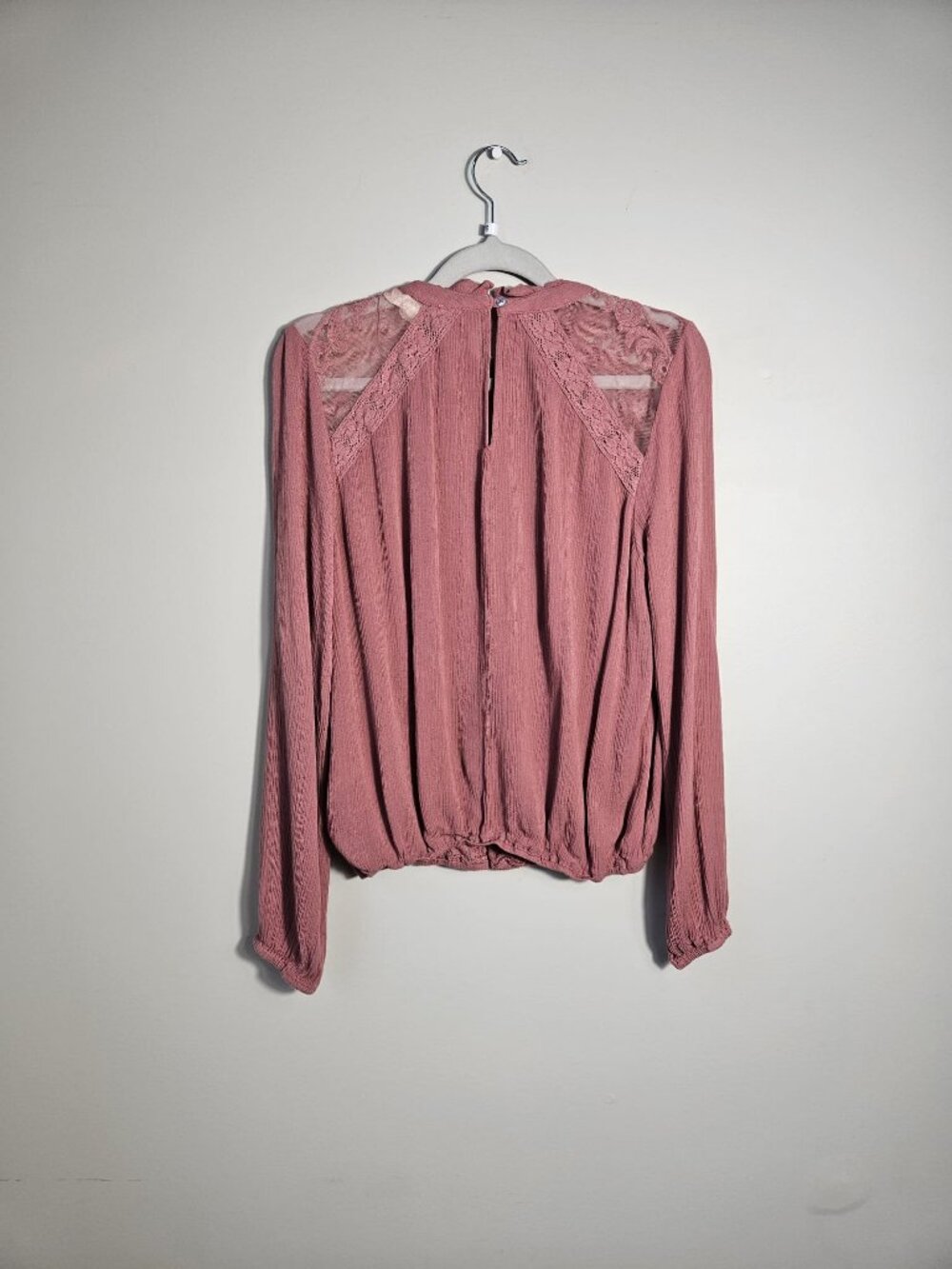 LOVESTITCH Lace Detail Blouse Small - Picture 3 of 4